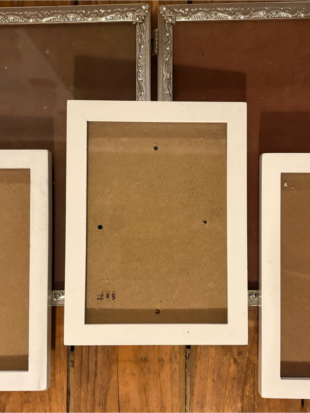 White Wood Photo Frame - Neutral White Wall or Table Display